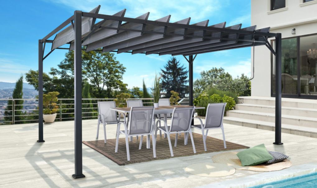 pergola à lames orientables